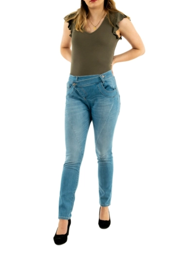 Pantalons jeans Please femme