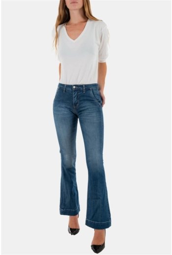 Pantalons jeans Please femme