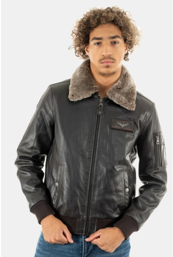 Blouson cuir redskins discount homme