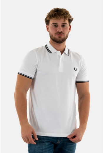 Fred perry white t shirt sale top