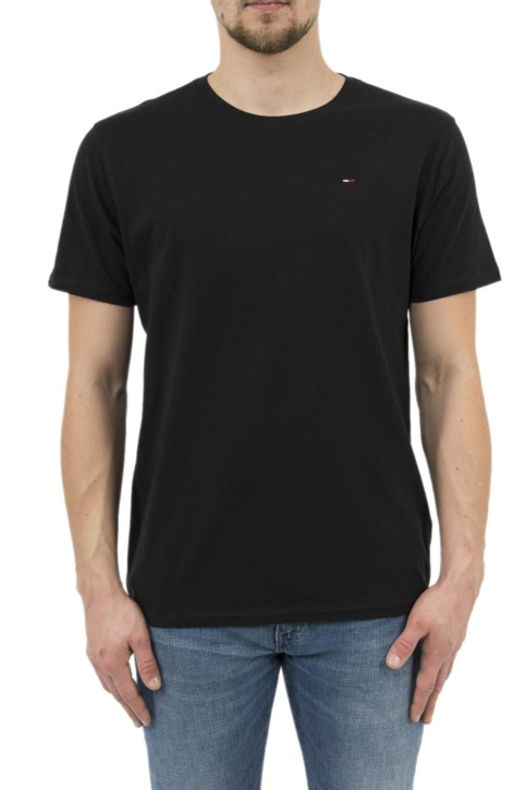 Tee shirt tommy jeans dm0dm04411 078 tommy black main product photo