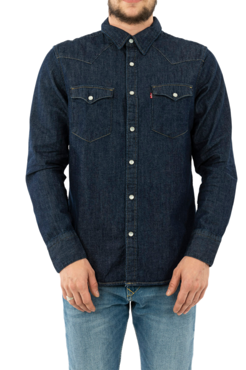 Chemise jeans levi's® barstow western rinse marbled main product photo