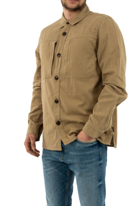 Chemise barbour mos0090 st51 stone main product photo