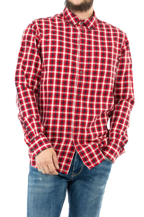 chemise aigle newtroncais rouge signature ch main product photo