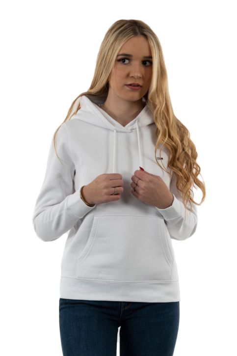 Sweat tommy jeans regular fleece ybr white main product photo
