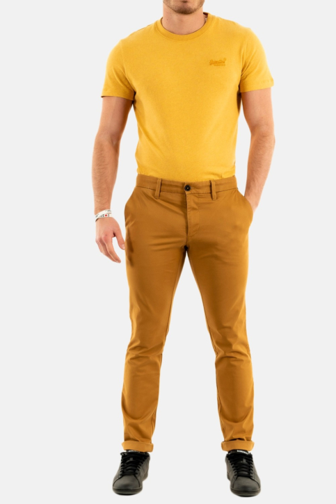 pantalons timberland s-l strtch twill chino p47 wheat boot main product photo