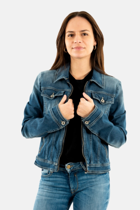 Blousons jeans please v786 1670 blu denim main product photo