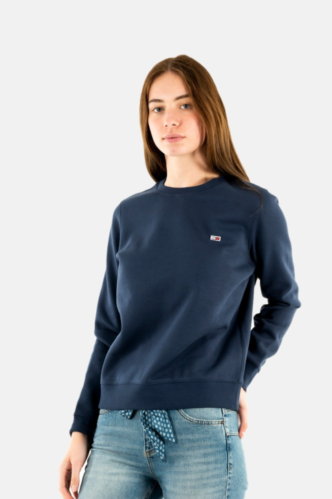 Sweat tommy jeans dw0dw09227 c87 twilight navy main product photo