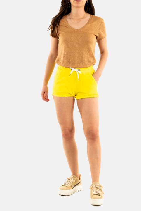short bermuda jott loane short eponge jaune main product photo
