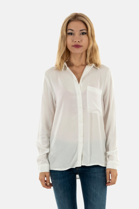 chemisier ichi main 114201 cloud dancer main product photo