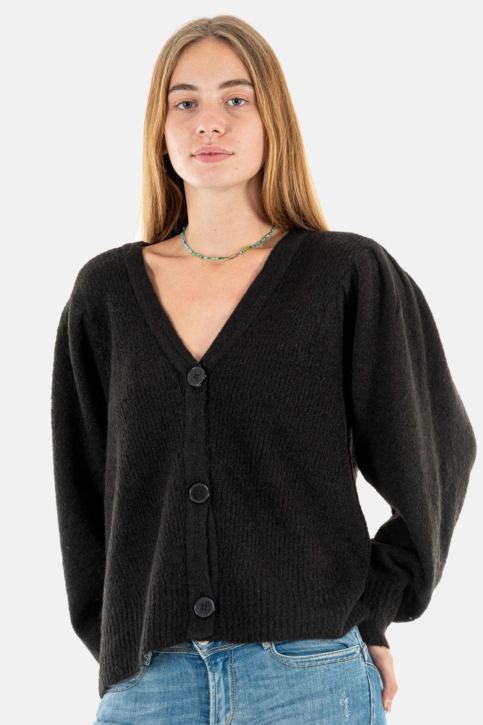 gilets cardigans ichi jordan 194008 black main product photo