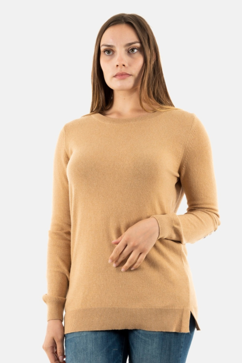 pull hiver barbour pendle crew knit beige main product photo