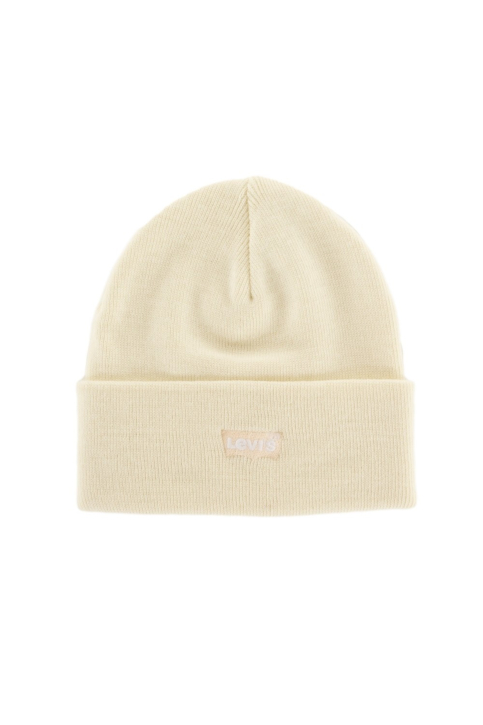 bonnets levi's® slouchy beanie - tonal batwing blanc main product photo