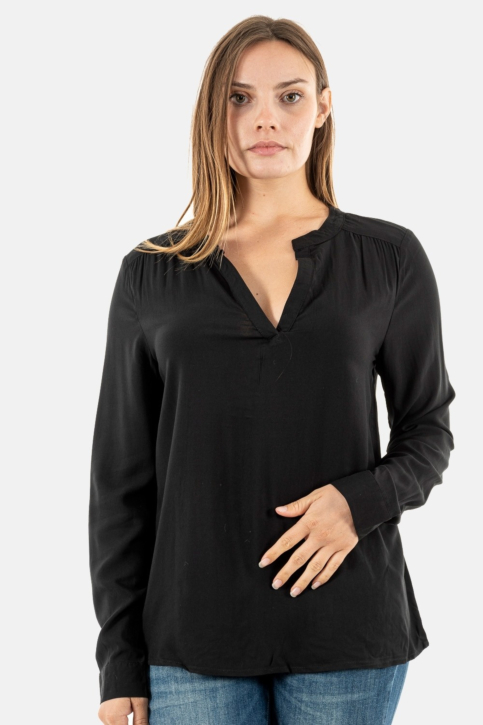 tee shirt manches longues ichi main noir main product photo