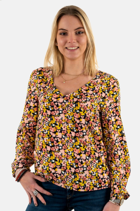 tee shirt manches longues only myka black main product photo