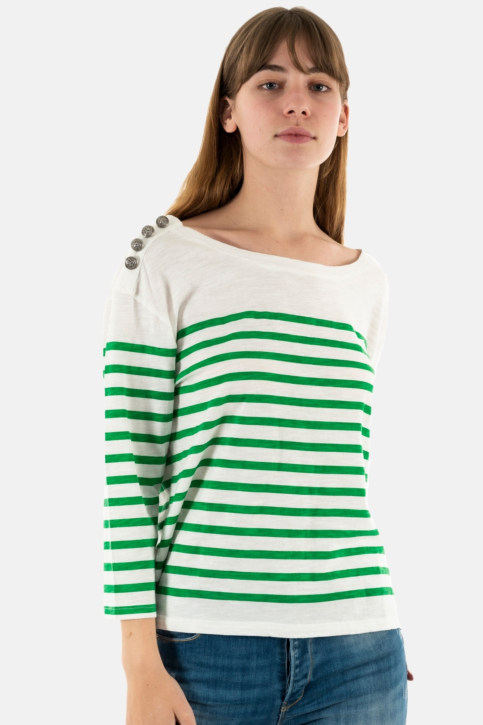 pull léger freeman t. porter thiane stripes co27 f618 jelly bean main product photo