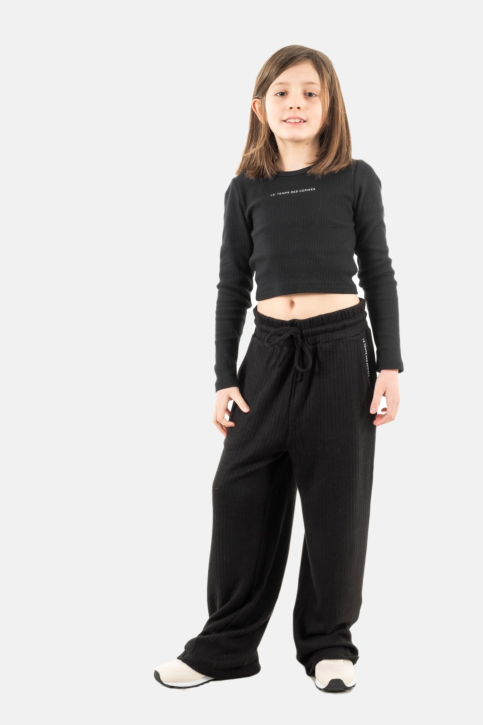 pantalons toile Le Temps Des Cerises ristrigi 0001 black main product photo