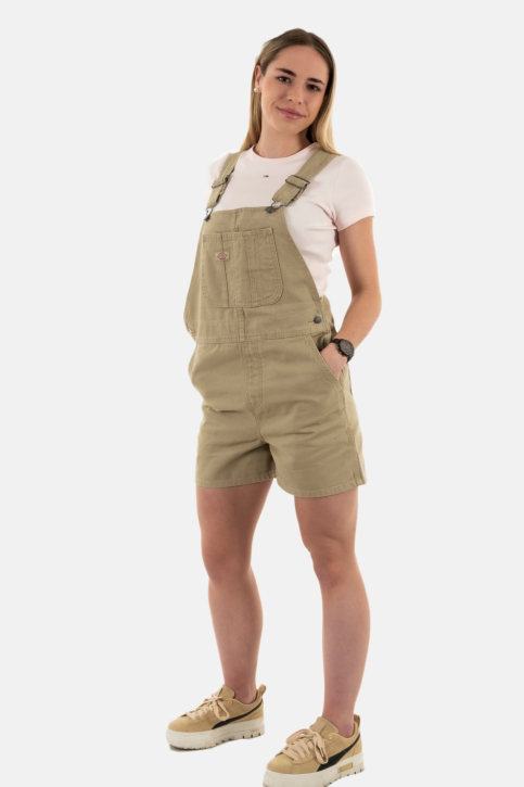 salopette dickies duck canvas f021 desert sand main product photo