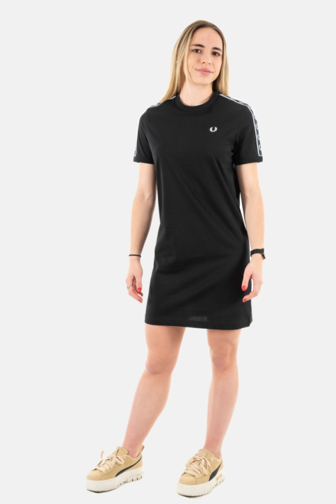 robe fred perry taped ringer 184 black main product photo