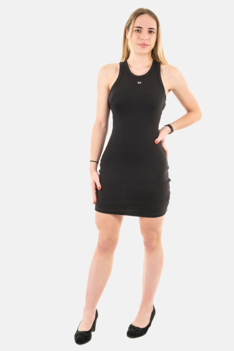 robe tommy jeans dw0dw15344 bds black main product photo