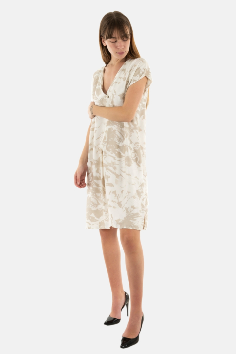 robe lauren vidal re2062 ecru main product photo