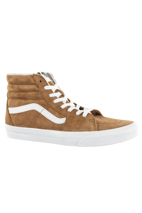 Baskets montantes vans ua sk8-hi tbn1 pig suede tobacco brown main product photo