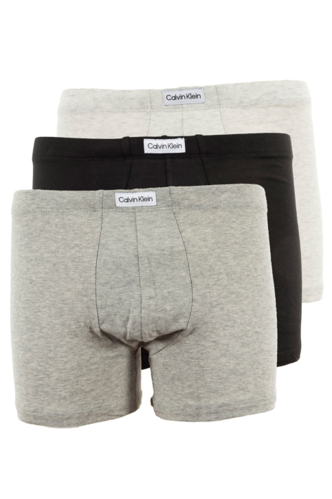 Calecons et slips calvin klein jeans trunk 3pk 66o grey heather/ black/ snow heather main product photo