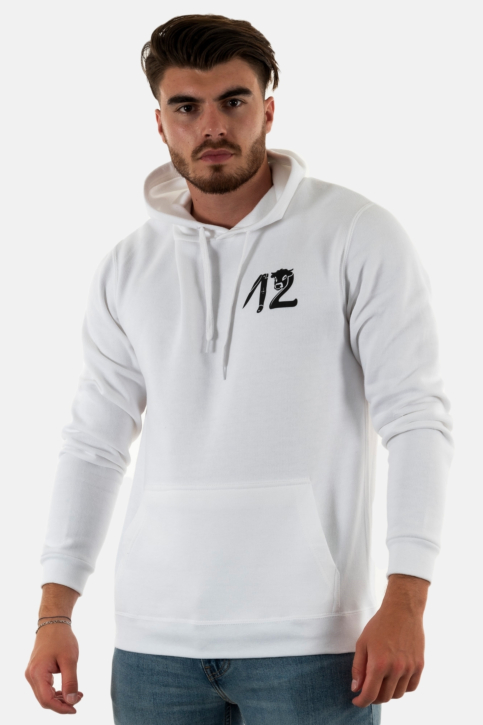 Sweat ajm12 sweatshirt blanc main product photo