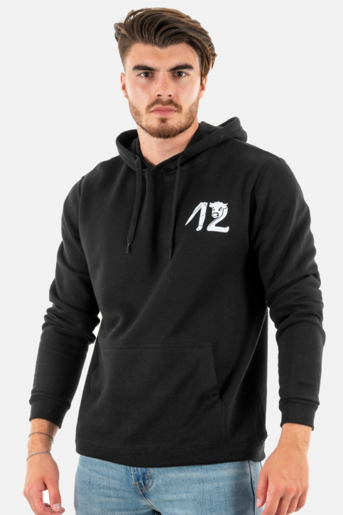 Sweat ajm12 sweatshirt noir main product photo