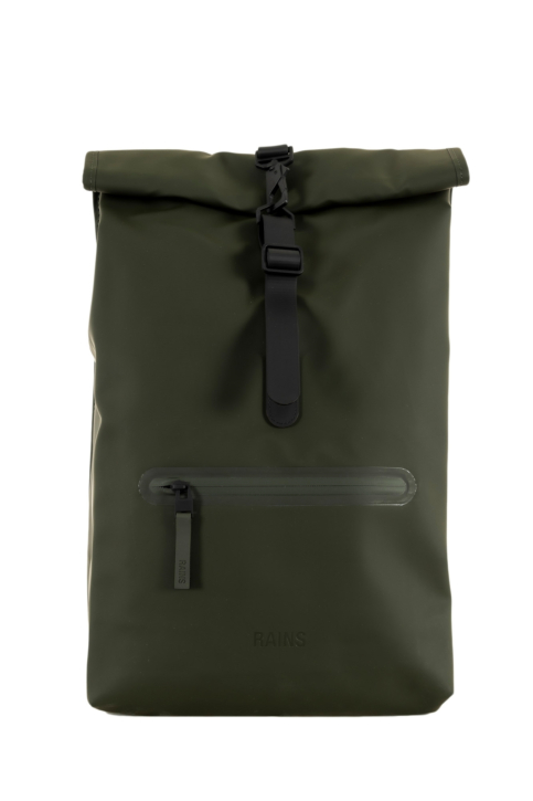 Sacs à dos rains rolltop rucksack 03 green main product photo