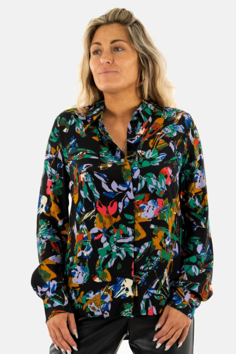 chemisier ichi celiva 202169 multi collage flower main product photo