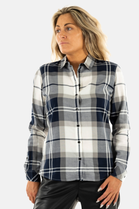 Chemisier barbour bredon shirt ny74 navy tartan main product photo