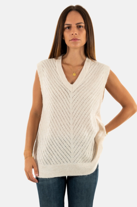 pull léger ichi kamara 114201 cloud dancer main product photo