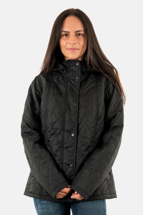 Blousons et vestes barbour millfire quilt bk12 black/classic main product photo