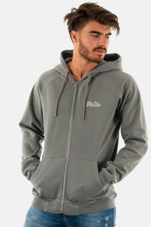 Sweat kulte script premium charcoal grey main product photo