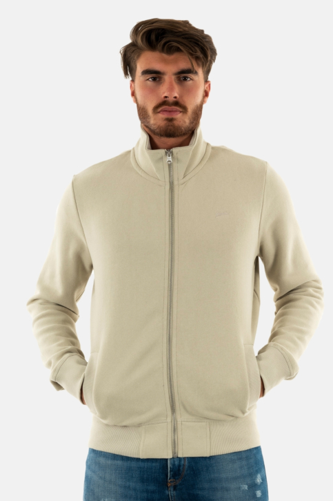 sweat superdry essential logo 1lc light stone beige main product photo