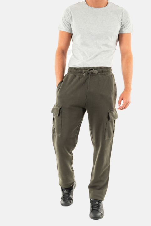 pantalons superdry relaxed cargo 3jz dark grey green main product photo