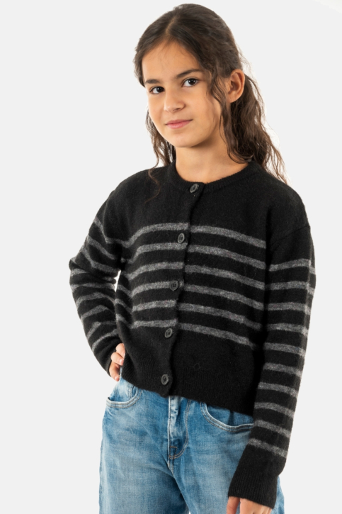 gilets cardigans Le Temps Des Cerises morka 0001 black main product photo