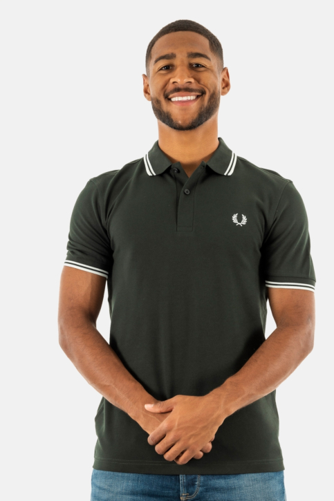 Polos fred perry mm3600 t50 nightgreen/snwht main product photo