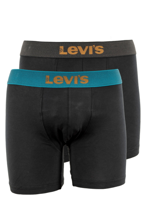 Calecons et slips levi's® dystopian elastic boxer brief 2p 002 black combo main product photo