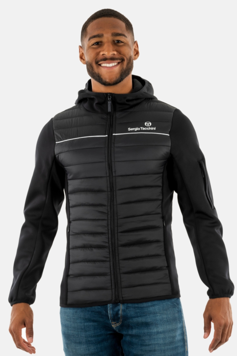 blousons et vestes sergio tacchini tam 502-blk/wht main product photo
