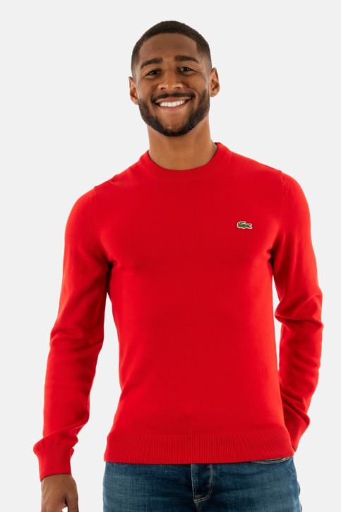 Pull leger lacoste ah1985 240 rouge main product photo