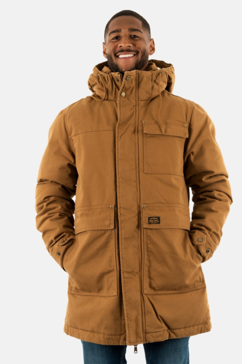 blousons et vestes superdry workwear 8ma denim co tobacco brown main product photo