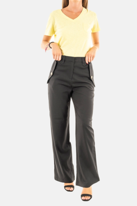 pantalons la petite etoile riel noir main product photo