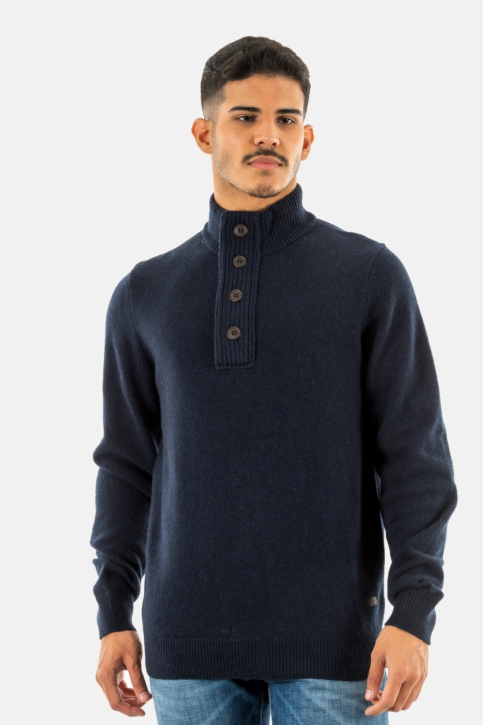 Pull hiver barbour mkn0585 ny91 navy main product photo