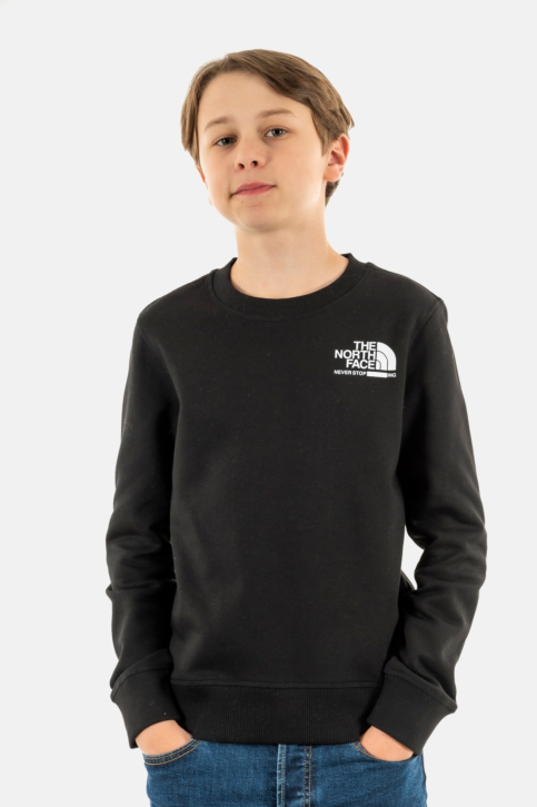 Sweat the north face graphic crew jk31 black main product photo