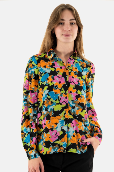 chemisier ichi gavana 202740 big multi flower aop main product photo