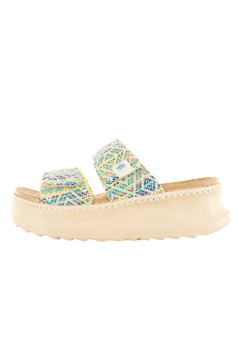 Sandales - nu-pieds hey dude delray slide surf baja 4ny blue multi main product photo