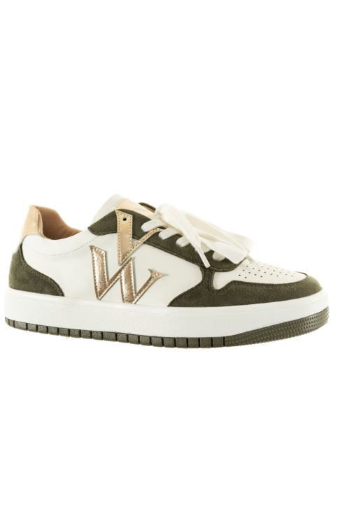 Baskets basses vanessa wu calie kaki main product photo