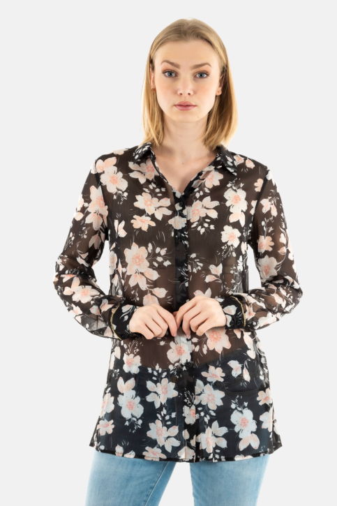 Chemisier guess jeans sl clouis p9wm haru blossom small b main product photo